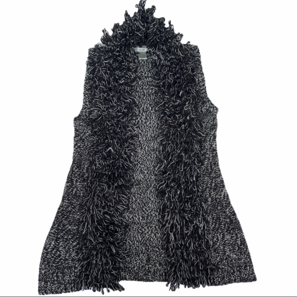 [Cache] Loop Yarn Fringe Sweater Vest